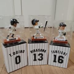 千葉ロッテマリーンズ 荻野貴司 平沢大河 種市篤暉 ボブルヘッド3体