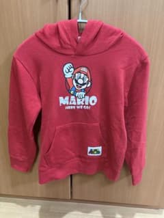 マリオ フード付きパーカー 赤のサムネイル