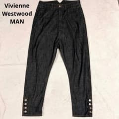 希少☆Vivienne Westwood MAN☆サルエル デニム パンツメンズ - メルカリ