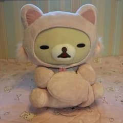コリラックマ キャット　まるまり ぬいぐるみ　XL プライズ　着ぐるみ　ピンクのサムネイル