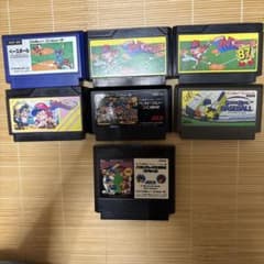 ファミコン 野球ゲーム ソフト 7本セットのサムネイル