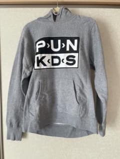 PUNK DRUNKERS パーカー グレーのサムネイル