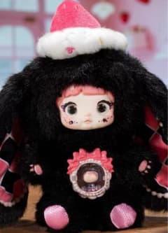 Nommi 一口甜心 ノミちゃん ベイビー ぬいぐるみ シークレット 黒 ITOYS NOMMI 一口甜心 ぬいぐるみ シークレット 黒い垂れ耳ウサギ
