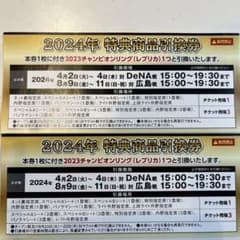 阪神タイガース2023チャンピオンリング(レプリカ)2024年　特典商品引換券のサムネイル