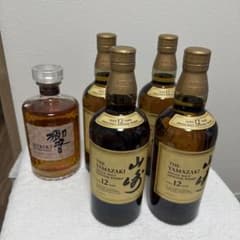 山崎12年 4本 響 ブレンダーズチョイス 1本 計5本セット - メルカリ