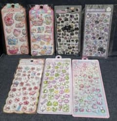 ぷっくりシール 7枚セット まとめ売りのサムネイル