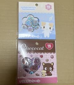 チョコキャット マシュマロみたいなふわふわにゃんこ クリスタルシール サンリオのサムネイル