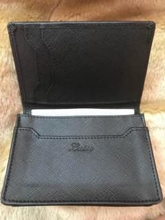 名刺入れ 牛革 黒 BLACKのサムネイル
