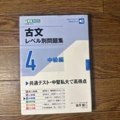 古文レベル別問題集 4 中級編のサムネイル