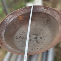大型 鉄鍋 鋳物 囲炉裏鍋 調理器具のサムネイル
