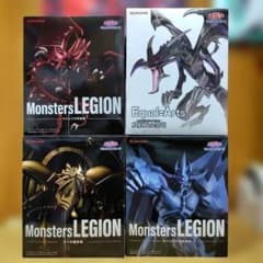 遊戯王　MonstersLEGIONオシリス　オベリスク　ラー　真紅眼フィギュア 遊戯王 MonstersLEGIONオシリス オベリスク ラー 真紅眼フィギュア