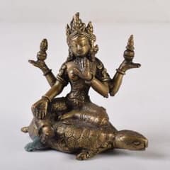 仏教美術　古銅鍍金　ヒンドゥー教　亀に乗るシヴァ神像　仏像　置物　V　7906 仏教美術 古銅鍍金 ヒンドゥー教 亀に乗るシヴァ神像 仏像 置物 V 7906