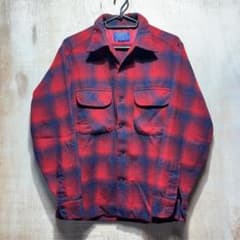Pendleton 80s オンブレ シャドー ボードシャツ XL Pendleton 80s オンブレ シャドー ボードシャツ XL ペンドルトン