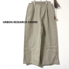 URBAN RESEARCH DOORS ワイドパンツ ベージュ M リネンのサムネイル