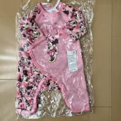 新品未使用　ディズニー　ミニー　長袖ロンパース　裏起毛のサムネイル