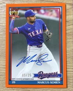 Marcus Semien Topps 直筆サインカード 25枚限定のサムネイル
