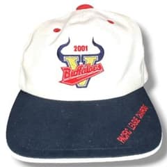 近鉄バッファローズ 2001年 パ・リーグ優勝 記念キャップ 帽子 レア