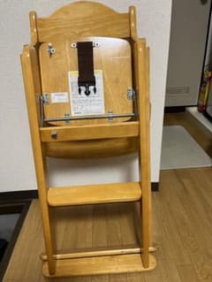 【状態良好】KATOJI カトージ　木製ハイチェア　ベビーチェアのサムネイル
