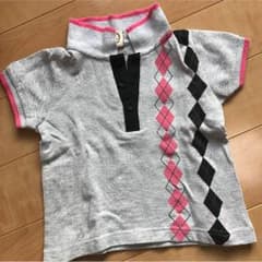 ポロシャツ★90★アーガイル柄のサムネイル