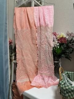 【和装小物】絞り 帯揚げ 2点セット（ピンク系・サーモンピンク系）菱柄 紗綾形のサムネイル