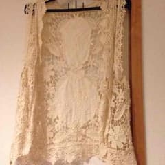 あっちゃん様専用　美品♡レースベストのサムネイル