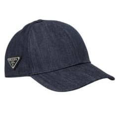 PRADA プラダ セルビッジデニム ベースボールキャップ デニムのサムネイル