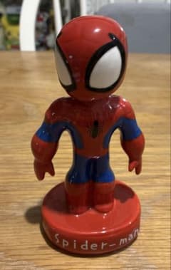 スパイダーマン 陶器製 フィギュア 置物