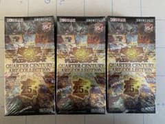 遊戯王　QUARTER CENTURY ART COLLECTION 3BOX YuGiOh QUARTER CENTURY ART COLLECTION 3 Box set Japanese Sealed