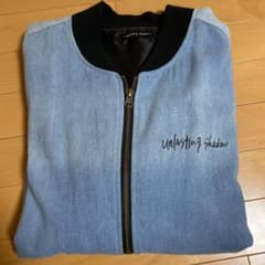 Lisa デニムブルゾン　ジャケット　Lサイズのサムネイル