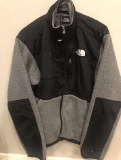 値下げ　THE NORTH FACE フリースジャケット　黒グレーのサムネイル