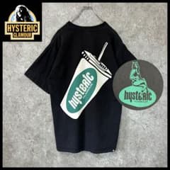 ヒステリックグラマー Tシャツ L デビルロゴ ソフトドリンク 黒 人気 