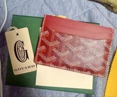 本日まで販売価格　GOYARD カードケース レッド