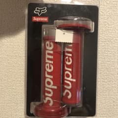 supreme×fox racing 自転車 バイク グリップ - メルカリ