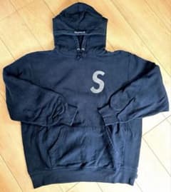 Supreme ロゴ パーカー ブラック Swarovskiのサムネイル
