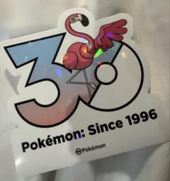 韓国限定 ポケモン ポップアップ 30周年ステッカー カラミンゴ ソンス