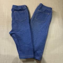 UNIQLO レギンスパンツ7分丈 2着セット 90cmのサムネイル
