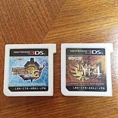 3DS 카세트 몬스터 헌터 3G 4