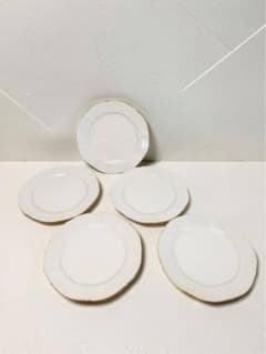 Noritake ノリタケ リムプレート 4枚セット 21cm 金縁 白磁 Noritake ノリタケ リムプレート 4枚セット 21cm 金縁 白磁 - メルカリ