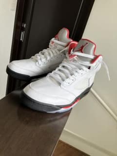 nike air jordan 5 retro fire red 27.5cmのサムネイル