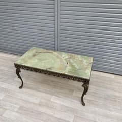 直接引き取り イタリア製 大理石 センターテーブル ロココ様式