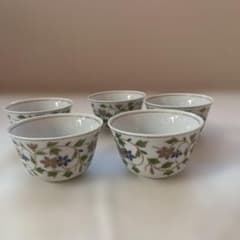 橘吉 花柄 湯のみ 5客セット 昭和レトロ 金彩の縁取り たち吉 - メルカリ