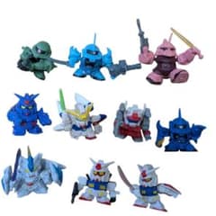 脂*る様 「SDガンダムフルカラー」シリーズ 10体 まとめ売り バンダイ ガシのサムネイル