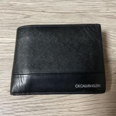 CK CALVIN KLEIN ブラック 二つ折り財布のサムネイル