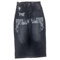 Nyx jeans denim dc jnco y2k 極太 sk8 b系 Nyx jeans denim dc jnco y2k 極太 sk8 b系 - メルカリ