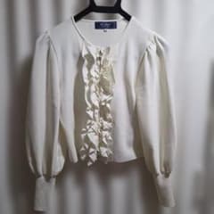 美品✨M'S GRACY フリルアップカーディガン ダブルジップ - メルカリ