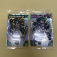 神羅万象チョコ】鎧羅神シズク 水嶺剣シズク 未開封 2枚セット その②