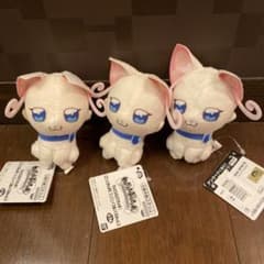わんだふるぷりきゅあ！コロっとまんまるプリフェイスぬいぐるみ　猫屋敷ユキ 3体