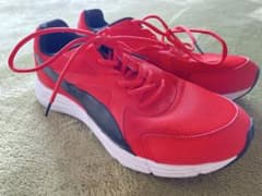Puma ランニングシューズ US 9 (27.5cm) レッドのサムネイル