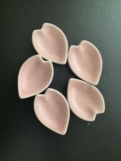 b*い様 桜の花びら型 箸置き 5個セット ピンクのサムネイル