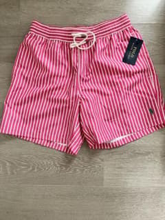 新品タグ付き】Polo Ralph Lauren ストライプ スイムショーツ - メルカリ